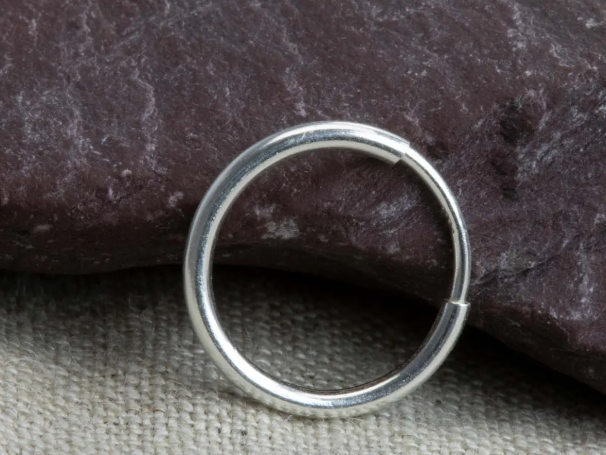 Sterling Silver 10.0mm Endless Sleeper Hoops, Pack Of 2