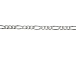 Sterling Silver 1.6mm Figaro Chain Loose Unhallmarked 100% Recycled Silver