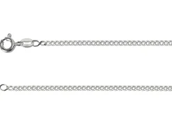 Sterling Silver 2.12mm Filed Curb 20"/50cm Unhallmarked 100% Recycled Silver
