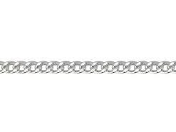 Sterling Silver 2.12mm Filed Curb 20