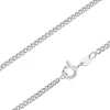 Sterling Silver 2.12mm Filed Curb 24"/60cm Unhallmarked 100% Recycled Silver