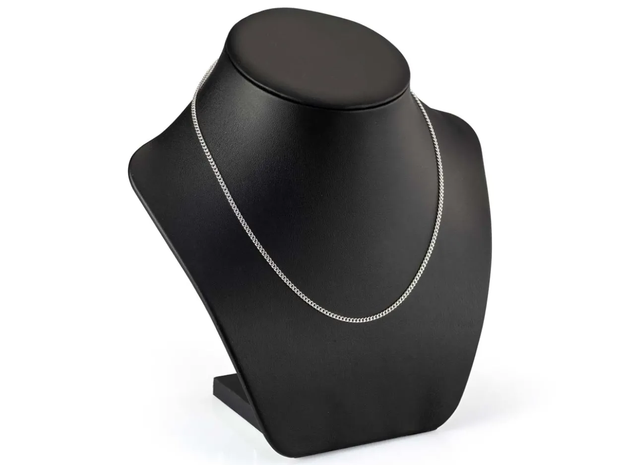 Sterling Silver 2.12mm Filed Curb 24"/60cm Unhallmarked 100% Recycled Silver