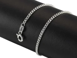 Sterling Silver 2.12mm Filed Curb 16