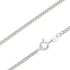 Sterling Silver 2.12mm Filed Curb 28"/70cm Unhallmarked 100% Recycled Silver