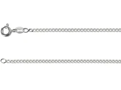Sterling Silver 2.12mm Filed Curb 28"/70cm Unhallmarked 100% Recycled Silver