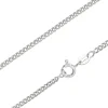 Sterling Silver 2.12mm Filed Curb 30"/75cm Unhallmarked 100% Recycled Silver
