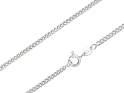 Sterling Silver 2.12mm Filed Curb 26"/65cm Unhallmarked 100% Recycled Silver