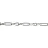 Sterling Silver 4.0mm Flat Filed Figaro Chain Loose Unhallmarked 100% Recycled Silver