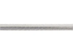 Sterling Silver 4.2mm Flat Filed Snake Snake Loose Unhallmarked 100% Recycled Silver