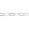 Sterling Silver 6.0mm Flat Hammered Oval Trace Chain Loose Unhallmarked 100% Recycled Silver