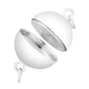 Sterling Silver 8mm Magnetic Plain Ball Clasp