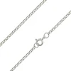 Sterling Silver 2.2mm Mini Round Belcher Chain 18"/45cm Unhallmarked