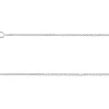 Sterling Silver 1.0mm Mini Round Belcher Chain 24"/60cm Unhallmarked