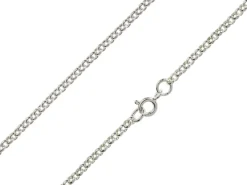 Sterling Silver 2.7mm Mini Round Belcher Chain 18"/45cm Hallmarked