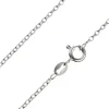 Sterling Silver 1.7mm Oval Belcher Chain 20"/50cm Unhallmarked 100% Recycled Silver