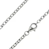 Sterling Silver 2.5mm Oval Belcher Chain 20"/50cm Unhallmarked 100% Recycled Silver