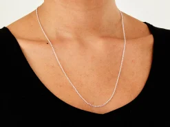 Sterling Silver 1.7mm Oval Belcher Chain 22