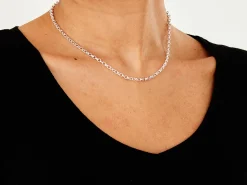 Sterling Silver 3.0mm Oval Belcher Chain 18