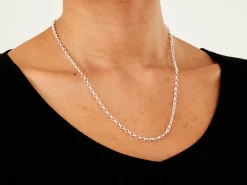 Sterling Silver 3.0mm Oval Belcher Chain 20