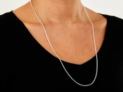 Sterling Silver 2.5mm Oval Belcher Chain 26