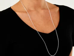 Sterling Silver 2.5mm Oval Belcher Chain 30