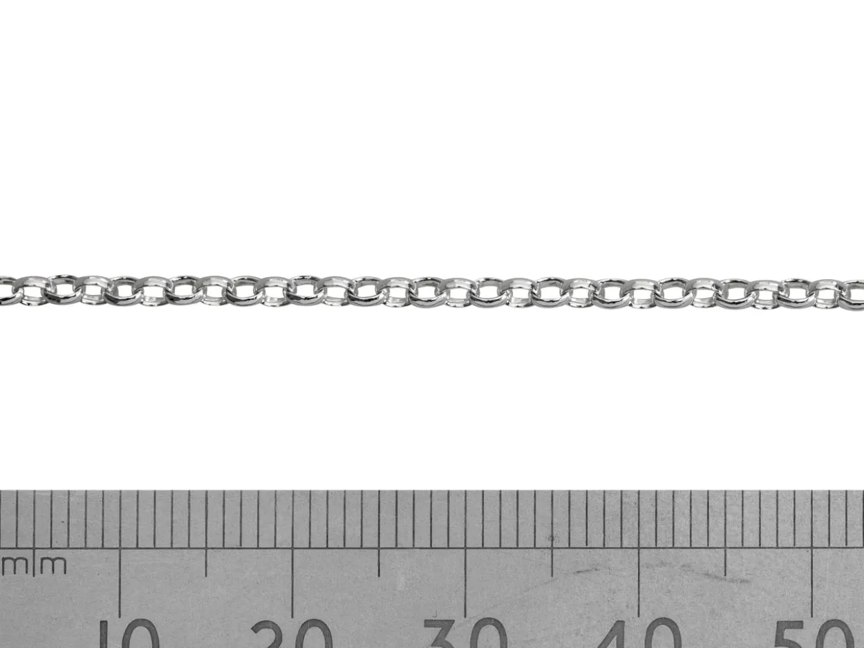 Sterling Silver 2.8mm Oval Belcher Chain Loose Unhallmarked 100% Recycled Silver