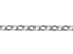 Sterling Silver 2.8mm Oval Belcher Chain Loose Unhallmarked 100% Recycled Silver