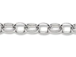 Sterling Silver 4.3mm Oval Belcher Chain Loose Unhallmarked 100% Recycled Silver