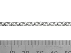 Sterling Silver 3.5mm Oval Belcher Chain Loose Unhallmarked 100% Recycled Silver