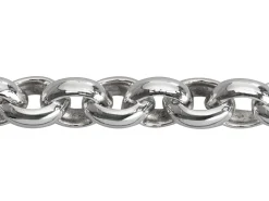 Sterling Silver 5.0mm Oval Belcher Chain Loose Unhallmarked 100% Recycled Silver