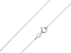 Sterling Silver 1.3mm Oval Trace Chain 20"/50cm Unhallmarked 100% Recycled Silver