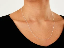 Sterling Silver 1.3mm Oval Trace Chain 20