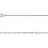 Sterling Silver 1.3mm Oval Trace Chain 16"/40cm Unhallmarked 100% Recycled Silver