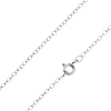 Sterling Silver 1.7mm Oval Trace Chain 20"/50cm Unhallmarked 100% Recycled Silver