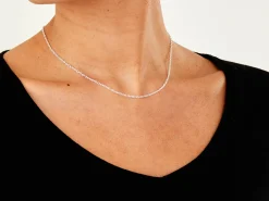 Sterling Silver 1.9mm Oval Trace Chain 16