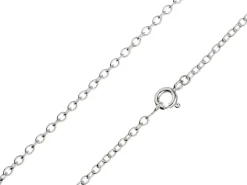 Sterling Silver 2.3mm Oval Trace Chain 24"/60cm Unhallmarked 100% Recycled Silver