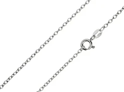Sterling Silver 1.9mm Oval Trace Chain 22"/55cm Unhallmarked 100% Recycled Silver