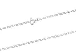 Sterling Silver 1.7mm Oval Trace Chain 30"/76cm Unhallmarked 100% Recycled Silver