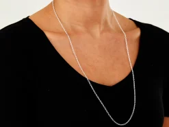 Sterling Silver 2.3mm Oval Trace Chain 28