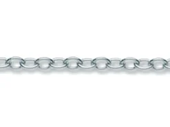 Sterling Silver 1.5mm Oval Trace Chain Loose Unhallmarked 100% Recycled Silver