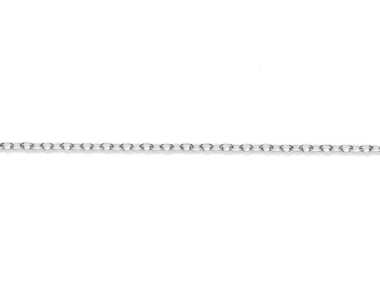 Sterling Silver 2.3mm Oval Trace Chain Loose Unhallmarked 100% Recycled Silver