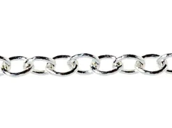 Sterling Silver 3.0mm Oval Trace Chain Loose Unhallmarked 100% Recycled Silver