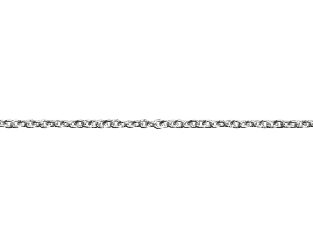 Sterling Silver 0.9mm Oval Trace Chain Loose Unhallmarked 100% Recycled Silver