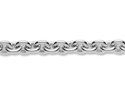 Sterling Silver 3.9mm Oval Trace Chain Loose Unhallmarked 100% Recycled Silver