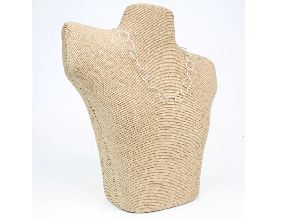 Sterling Silver 10.0mm Oval Trace Chain Loose Unhallmarked