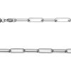 Sterling Silver 3.5mm Paperclip Trace Chain 18"/45cm Hallmarked, 100% Recycled Silver