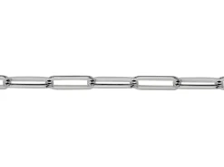 Sterling Silver 3.5mm Paperclip Trace Chain 18
