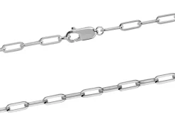 Sterling Silver 3.1mm Paperclip Trace Chain 20"/50cm Unhallmarked 100% Recycled Silver