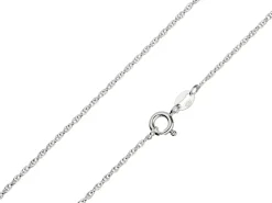 Sterling Silver 1.2mm Prince Of Wales Rope Chain 16"/40cm Unhallmarked 100% Recycled Silver