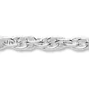 Sterling Silver 2.3mm Prince Of Wales Rope Chain Loose Unhallmarked